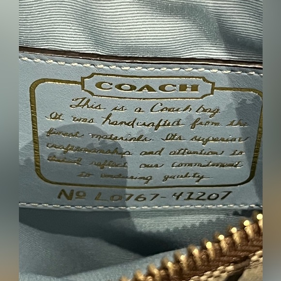 Coach signature C monogram crossbody bag - Picture 7 of 12